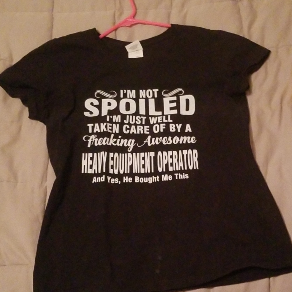 Heavy equipment girlfriends tee